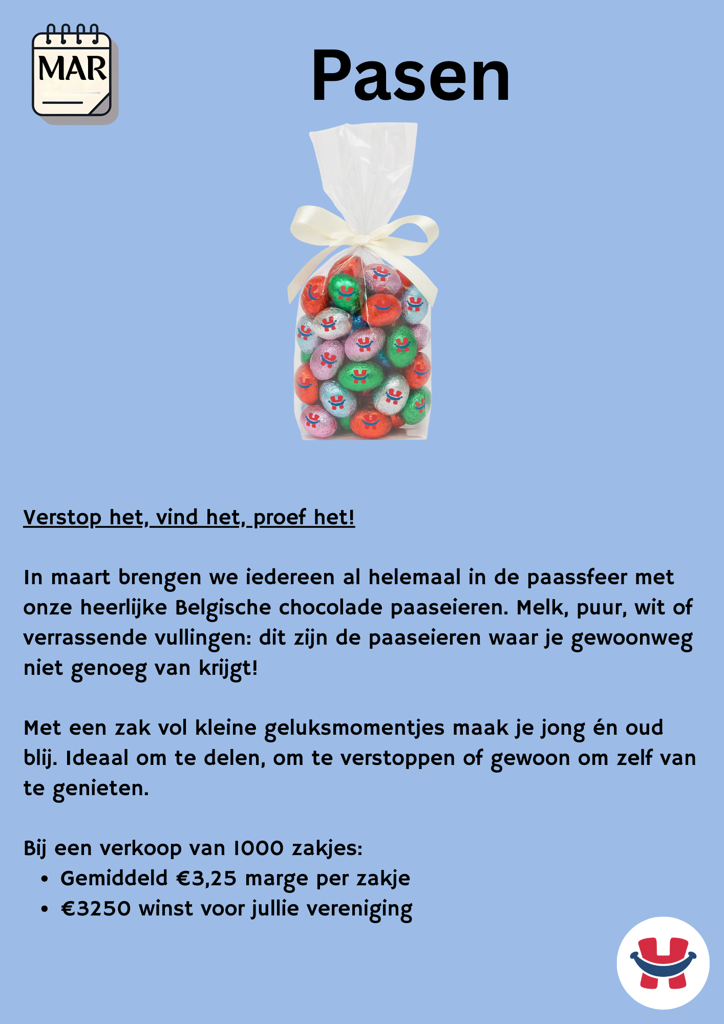 250gr van de lekkerste Belgische paaseieren