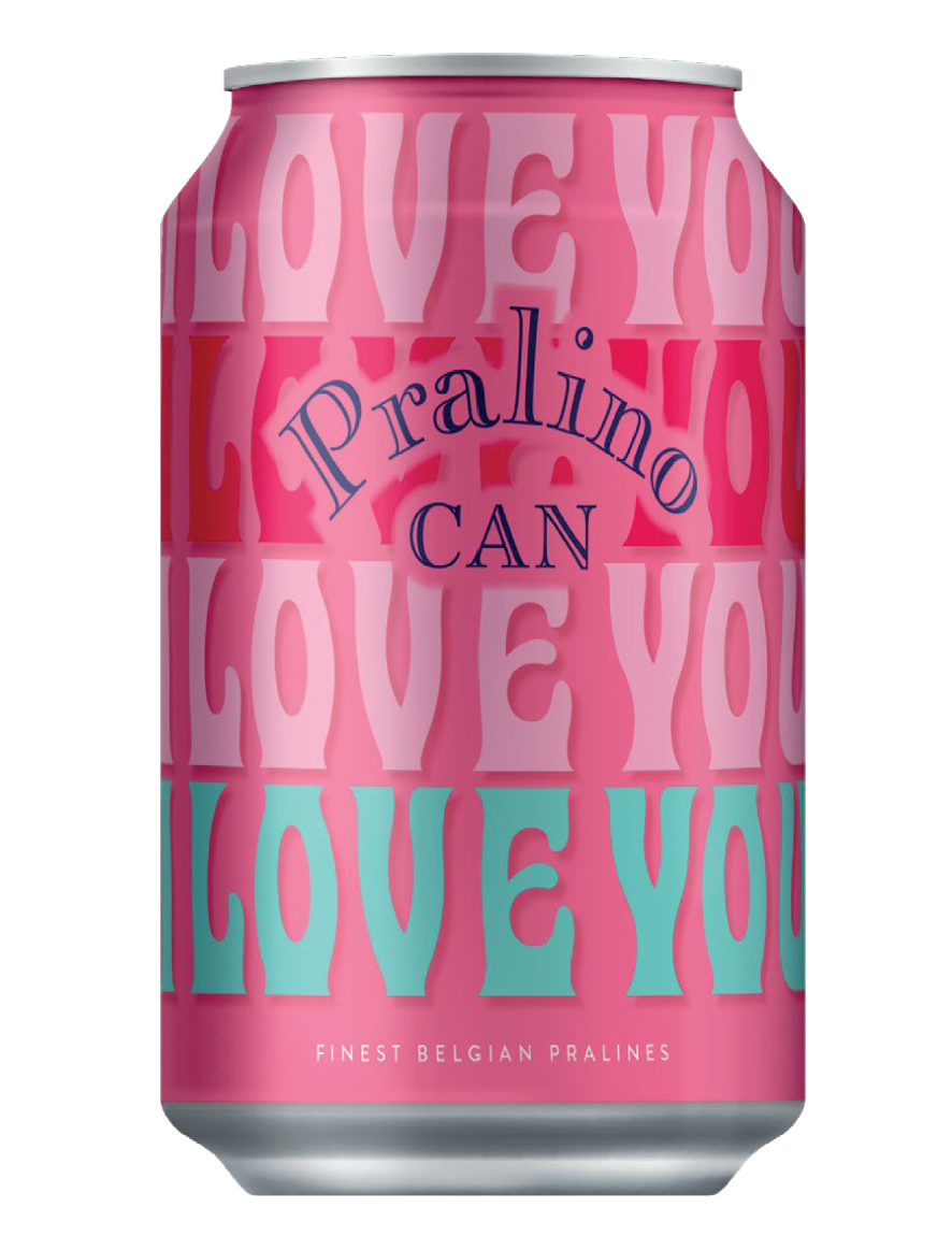 Valentijn blik met Pralines