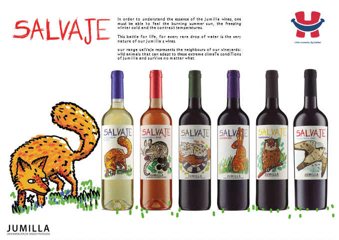 Salvaje Red wine Tempranillo DO Jumilla