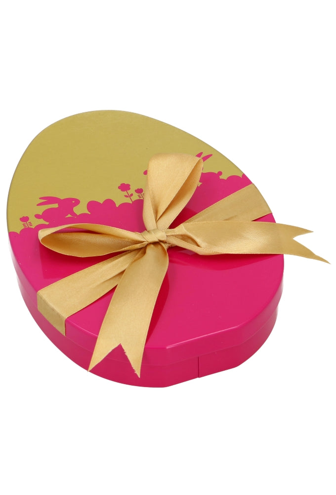 Blikken Paasei gevuld met Belgische Paaseitjes