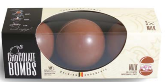 Chocolate Bomb (3 stuks) chocolademelk