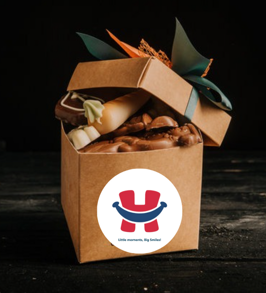 Doos met Ambachtelijke Sint chocolade 1000gr