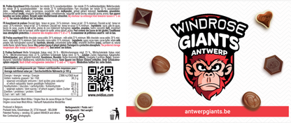 Een blik vol chocolade Geluk - gepersonaliseerd (95gr)