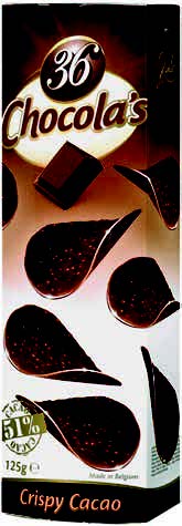 Crispy Cacao Chocolade chips 125gr