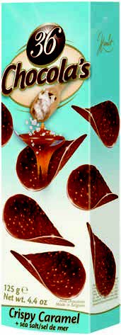 Crispy Caramel met zeezout Chocolade chips 125gr