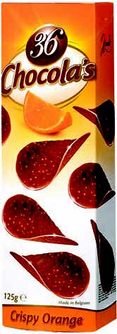 Crispy Orange Chocolade chips 125gr