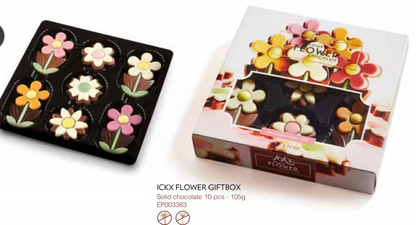 Chocolade bloemen (105gr)