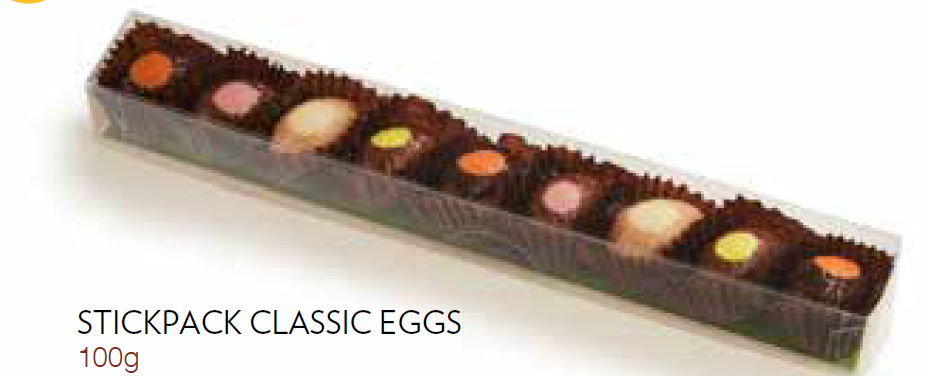 Verwennerij met 9 luxe paaseitjes (100gr)