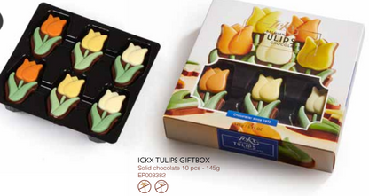 Chocolade tulpen (145gr)