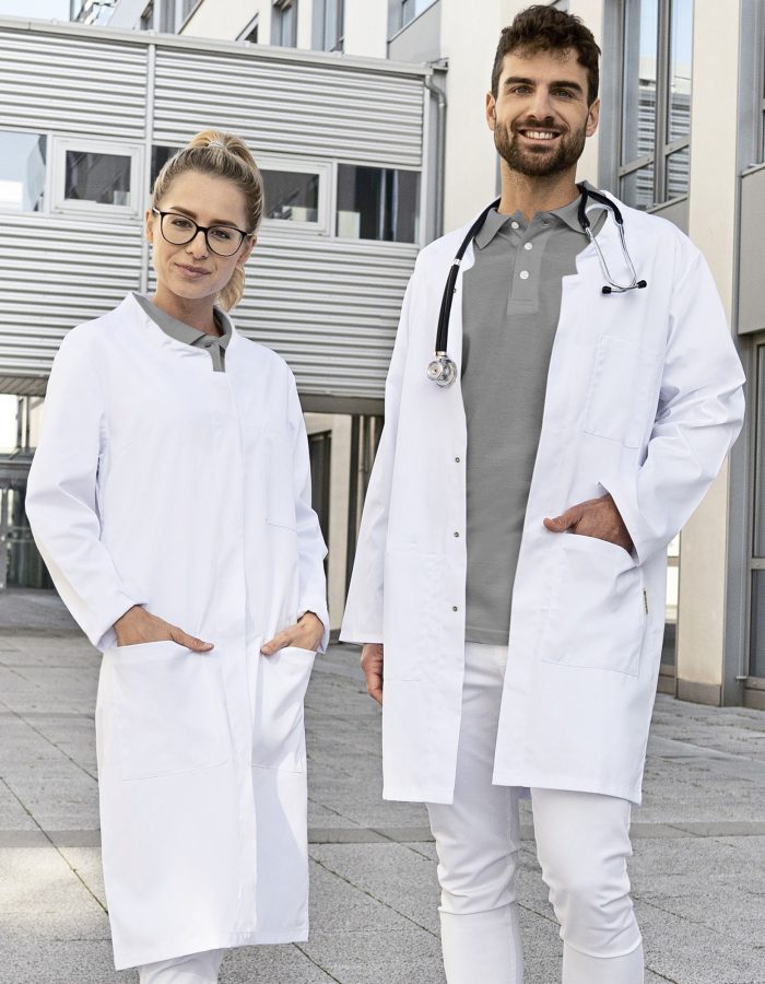 Ladies Workcoat Modern-Shape Stand-Up collar