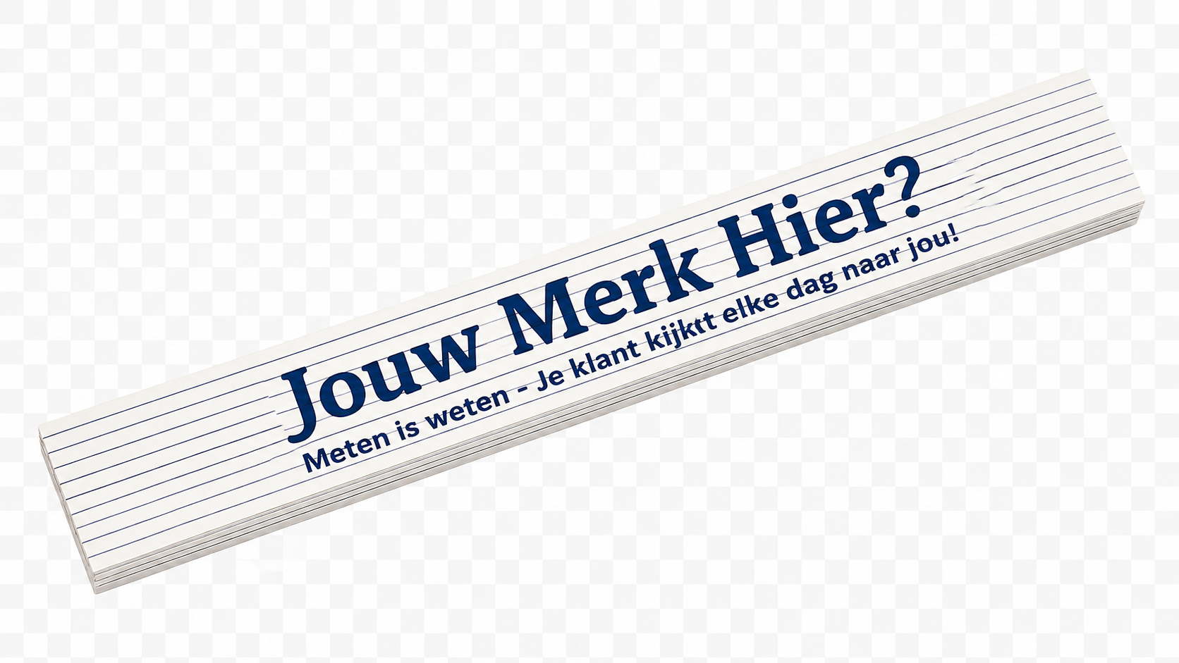 Vouwmeter Gepersonaliseerd 100 stuks