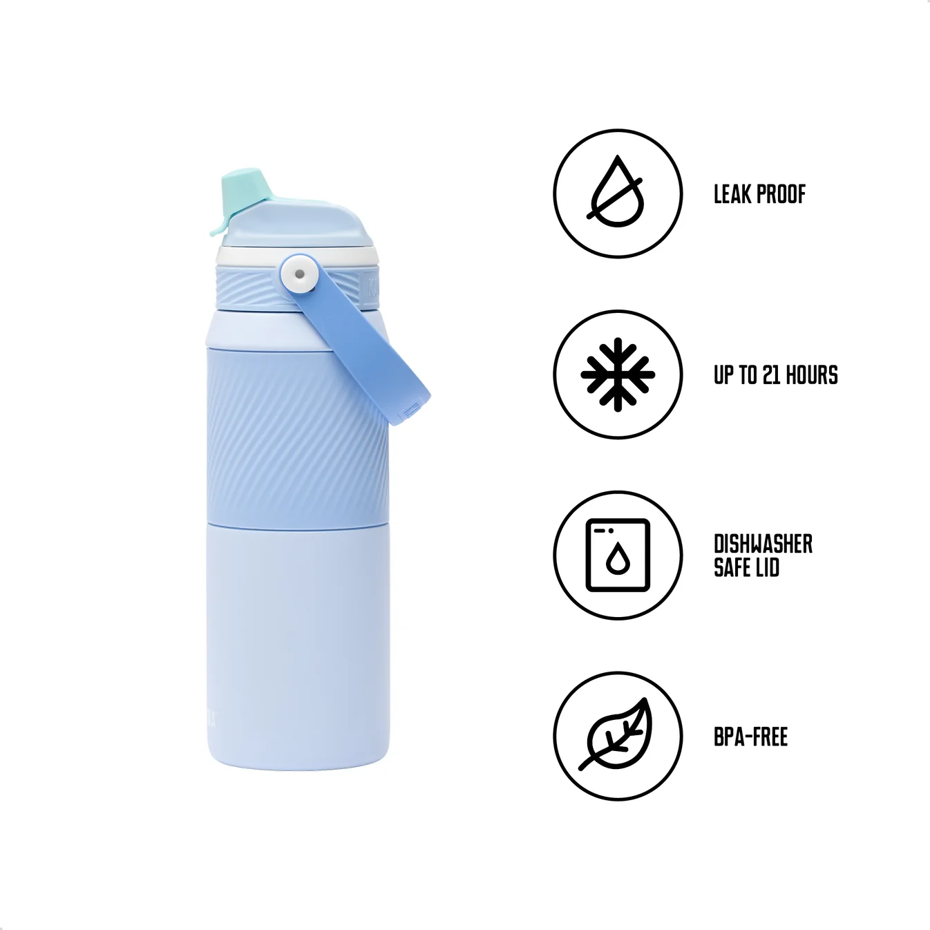 Kambukka Dupla Insulated 750ml Sky Cloud