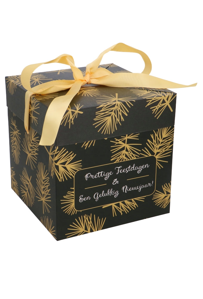 Kerstgeschenkdoos prettige feestdagen Medium gevuld met MeloCakes